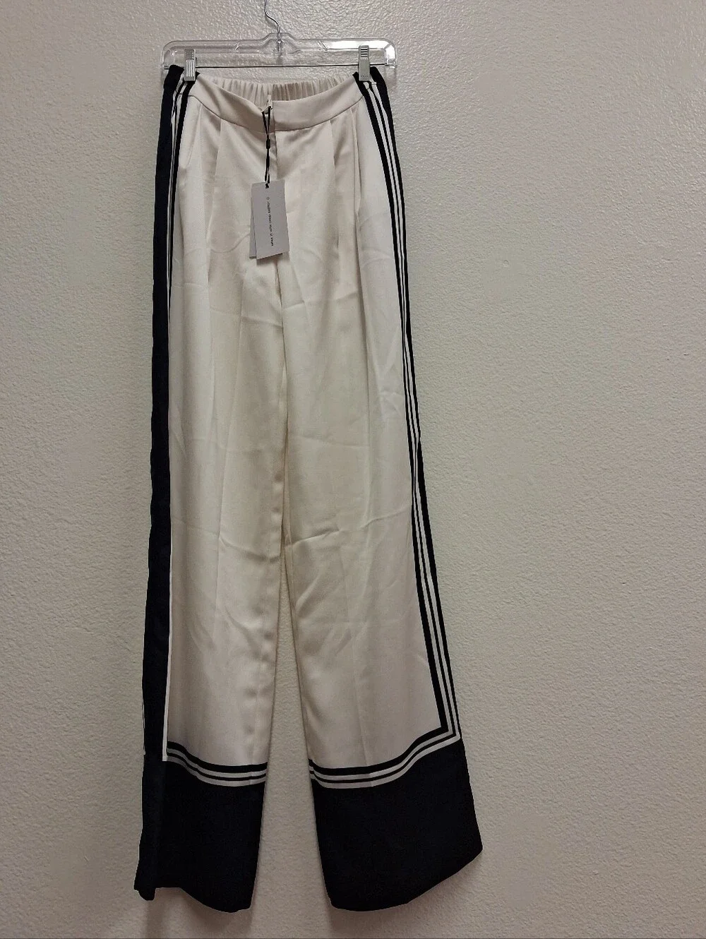 NWT $328 SER.O.YA Marlowe Satin Pant Size Small ~ ANTHROPOLOGIE